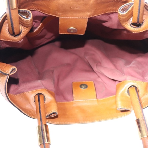 Chloé- Victoria Leather Tote Handbag Vintage - Picture 9 of 13